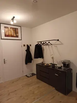 Grundriss der Unterkunft Business Apartment mit neuem Bad / WLAN / Smart-TV / Küche