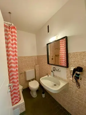 Ein Badezimmer in der Unterkunft Gemminger Gasthaus