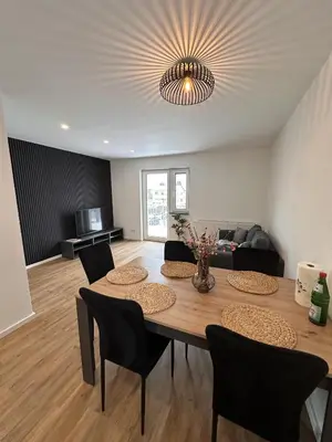 Ein Sitzbereich in der Unterkunft Casa Lorsch 2