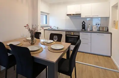 Küche/Küchenzeile in der Unterkunft Casa Lorsch 2