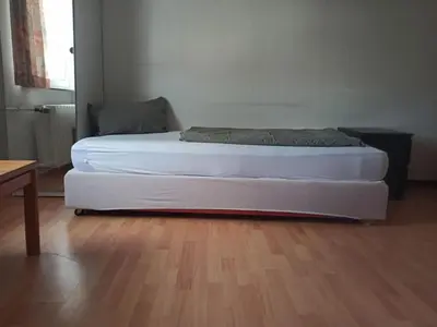 Ein Bett oder Betten in einem Zimmer der Unterkunft Bew Monteurzimmer - Waldbronn