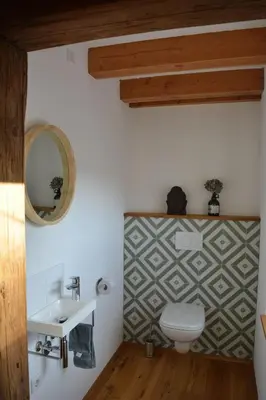 Ein Badezimmer in der Unterkunft Ferienwohnung Hofgut