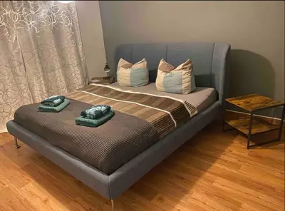 Ein Bett oder Betten in einem Zimmer der Unterkunft ImmerFrei Apartments