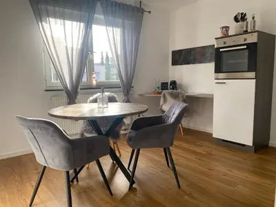 Küche/Küchenzeile in der Unterkunft ImmerFrei Apartments