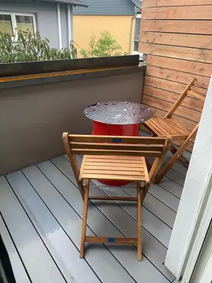 Ein Balkon oder eine Terrasse in der Unterkunft ImmerFrei Apartments