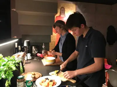 Essen in der Ferienwohnung oder in der Nähe