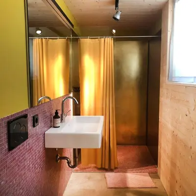 Grundriss der Unterkunft Burgstrasse Apartment West mit Garten und Sauna