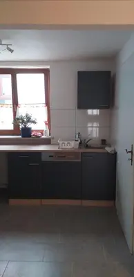 Küche/Küchenzeile in der Unterkunft Ferienwohnung Fam.Lutz