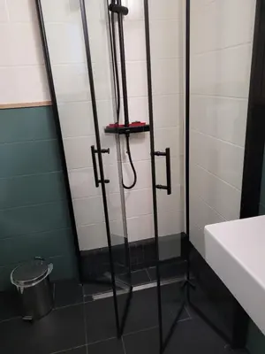 Ein Badezimmer in der Unterkunft Ferienwohnung Fam.Lutz