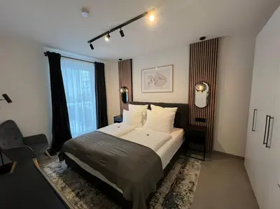 Ein Bett oder Betten in einem Zimmer der Unterkunft TimeTidy II