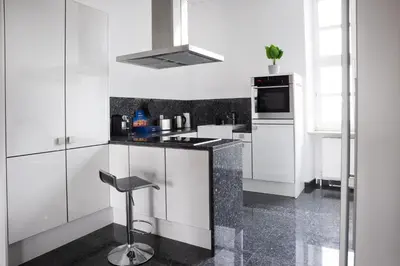 Küche/Küchenzeile in der Unterkunft IDEE Living: Design-Apartment- Netflix - 6 Pers