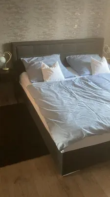 Ein Bett oder Betten in einem Zimmer der Unterkunft Ferienwohnung Christel