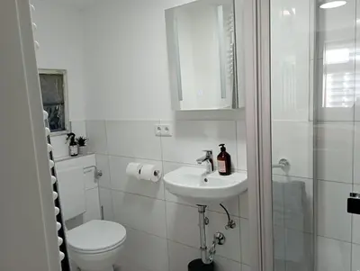 Ein Badezimmer in der Unterkunft Schenkgasse 4