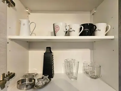 Küche/Küchenzeile in der Unterkunft Apartment in Vaihingen an der Enz - Horrheim