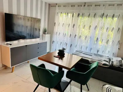 Grundriss der Unterkunft FeWo BEE61 * Langen EXKLUSIV für 4 Personen *Vollausstattung mit Küche* inklusive TERRASSE