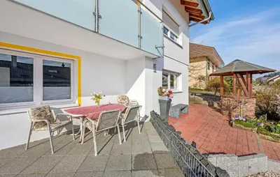 Ein Balkon oder eine Terrasse in der Unterkunft Nice Apartment In Bretten With Wifi
