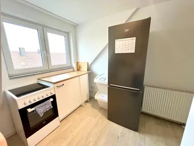 Küche/Küchenzeile in der Unterkunft Handwerker Wohnung - Parkplatz vor der Türe - Balkon - bis zu 6 Personen