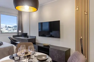 TV/Unterhaltungsangebot in der Unterkunft Appartement für 1-2 - WLAN - Parkplatz - Homeoffice