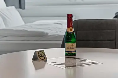Getränke in der Unterkunft Appartement für 1-2 - WLAN - Parkplatz - Homeoffice