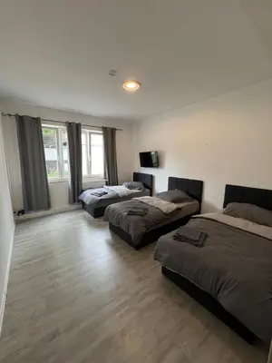 Ein Bett oder Betten in einem Zimmer der Unterkunft City Unterkunft 2