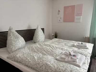 Ein Bett oder Betten in einem Zimmer der Unterkunft Weinberg Lounge