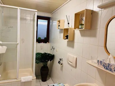 Ein Badezimmer in der Unterkunft Weinberg Lounge