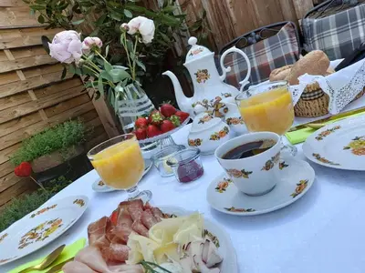 Essen in der Ferienwohnung oder in der Nähe