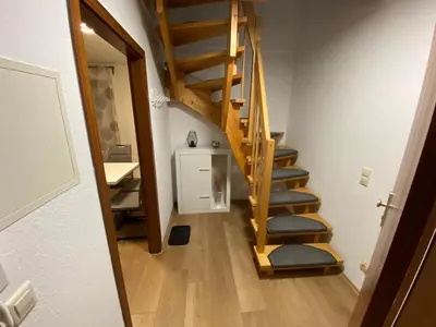 Grundriss der Unterkunft Appartement am Kaibach - Küche - Balkon - Bad
