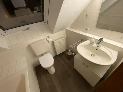Ein Badezimmer in der Unterkunft Appartement am Kaibach - Küche - Balkon - Bad
