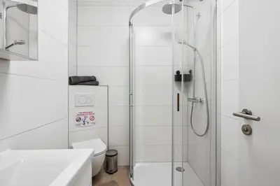 Ein Badezimmer in der Unterkunft SC01 Großes Apartment bei FFM!
