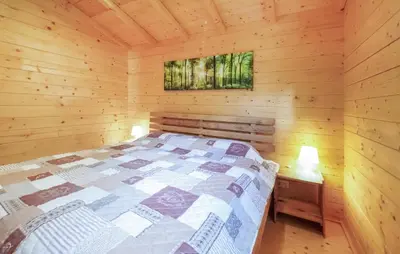 Ein Bett oder Betten in einem Zimmer der Unterkunft Awesome Home In Merzalben With Wi-Fi