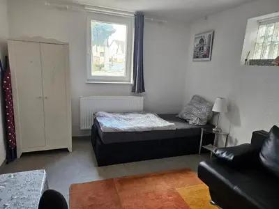 Ein Bett oder Betten in einem Zimmer der Unterkunft Flat Bangoua