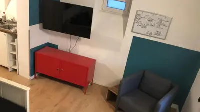 TV/Unterhaltungsangebot in der Unterkunft 1-Zimmer Gartenwohnung in Speyer