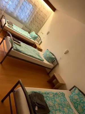 Ein Bett oder Betten in einem Zimmer der Unterkunft Bew Monteurzimmer - Karlsbad