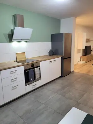 Küche/Küchenzeile in der Unterkunft Ferienwohnung Vara