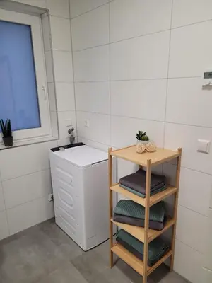 Küche/Küchenzeile in der Unterkunft Ferienwohnung Vara