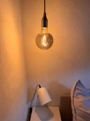 Ein Bett oder Betten in einem Zimmer der Unterkunft Pfälzer Hexenhäuschen in Edesheim