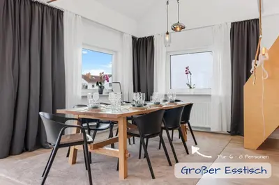 Grundriss der Unterkunft 1-6 Personen - Parkplatz - Terrasse - Küche - WLAN - Balkon