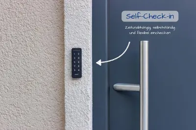 Grundriss der Unterkunft 1-6 Personen - Parkplatz - Terrasse - Küche - WLAN - Balkon
