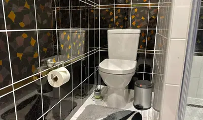 Ein Badezimmer in der Unterkunft Ferienwohnung Panoramablick