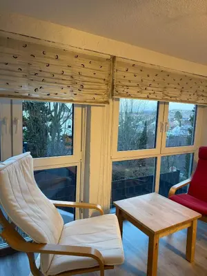Ein Sitzbereich in der Unterkunft Ferienwohnung im Besigheim