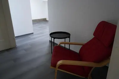 Ein Sitzbereich in der Unterkunft Ferienwohnung im Besigheim