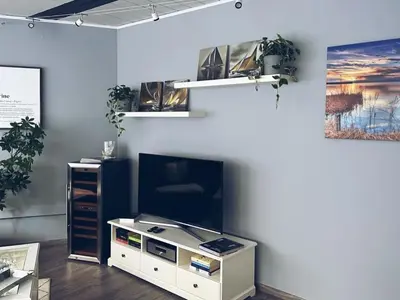TV/Unterhaltungsangebot in der Unterkunft Wunderschöne Wohnung in Hochheim