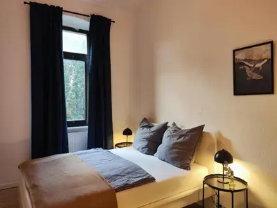 Ein Bett oder Betten in einem Zimmer der Unterkunft Zen Apartment - 2 bedrooms - kitchen - balcony