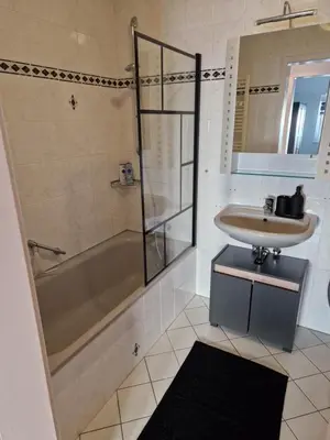 Ein Badezimmer in der Unterkunft Comfortable and ideal for Frankfurt and surrounding area
