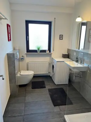 Ein Badezimmer in der Unterkunft Weitblick 2