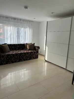 Ein Sitzbereich in der Unterkunft Alex Design Appartment