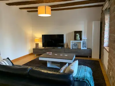 TV/Unterhaltungsangebot in der Unterkunft Stilvolle Maisonette