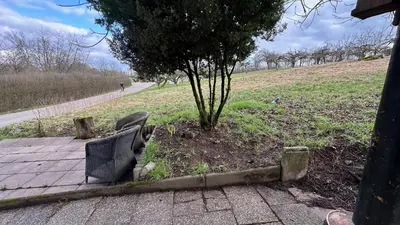Ein Garten an der Unterkunft Hasenmühle