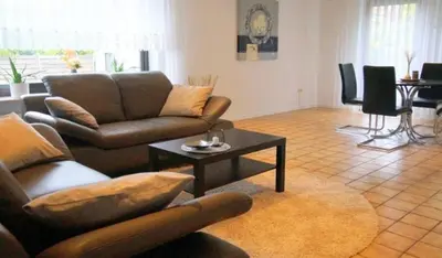 Ein Sitzbereich in der Unterkunft Best in Town